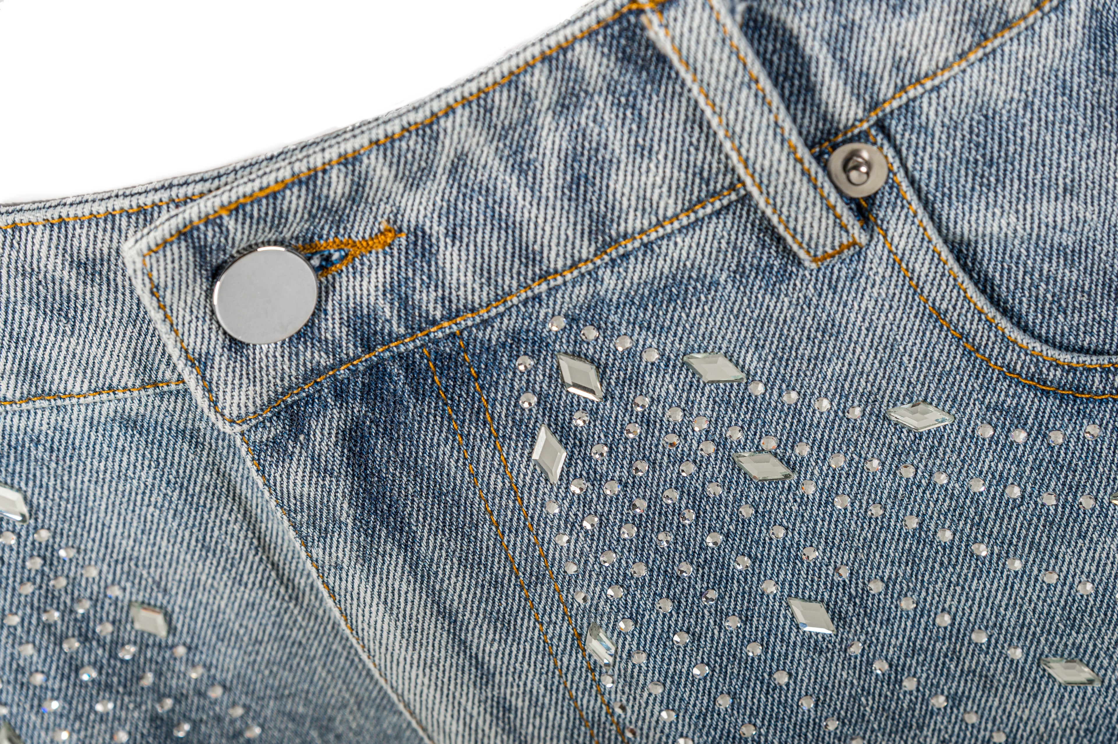 short flare jeans