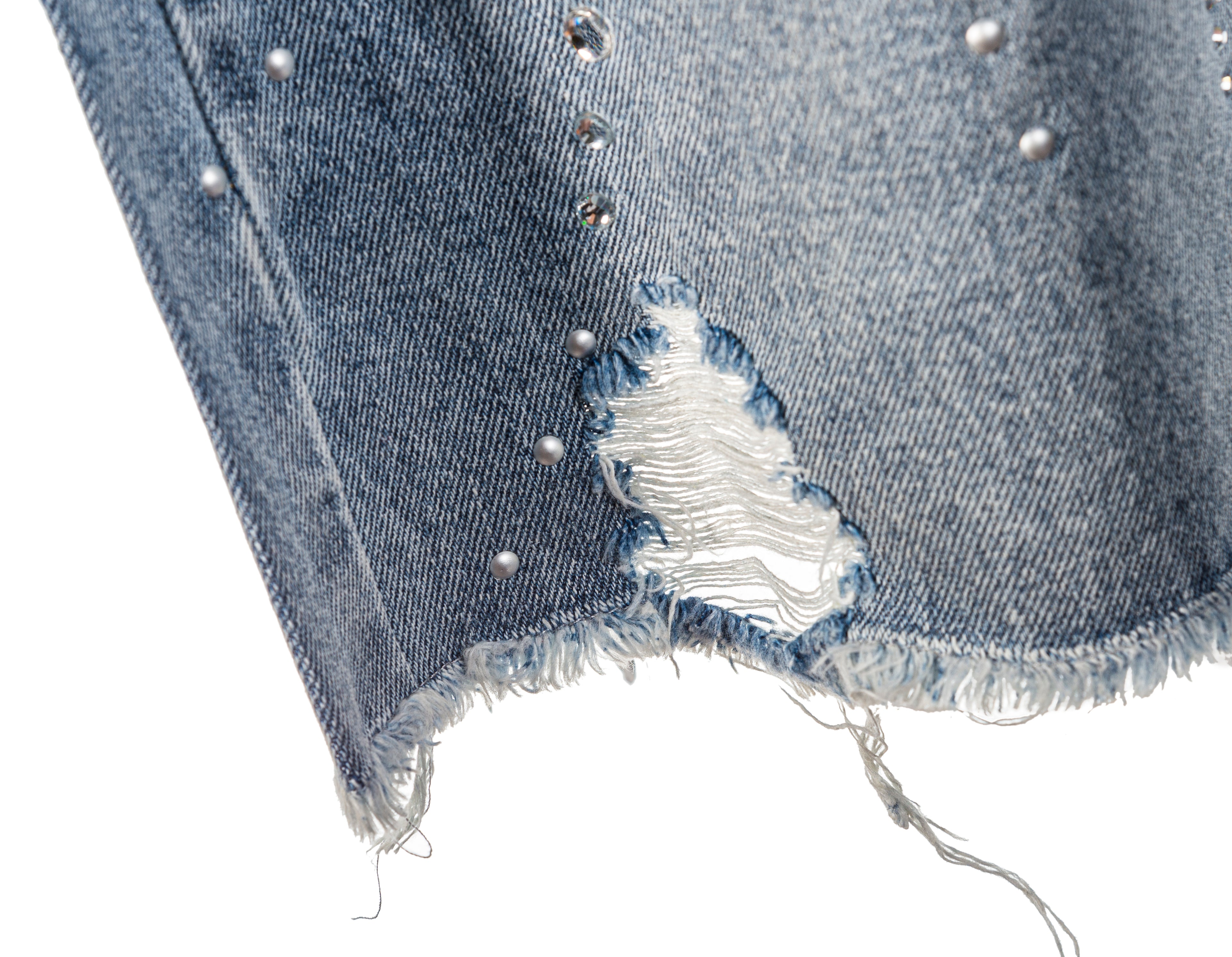 baggy jeans shorts