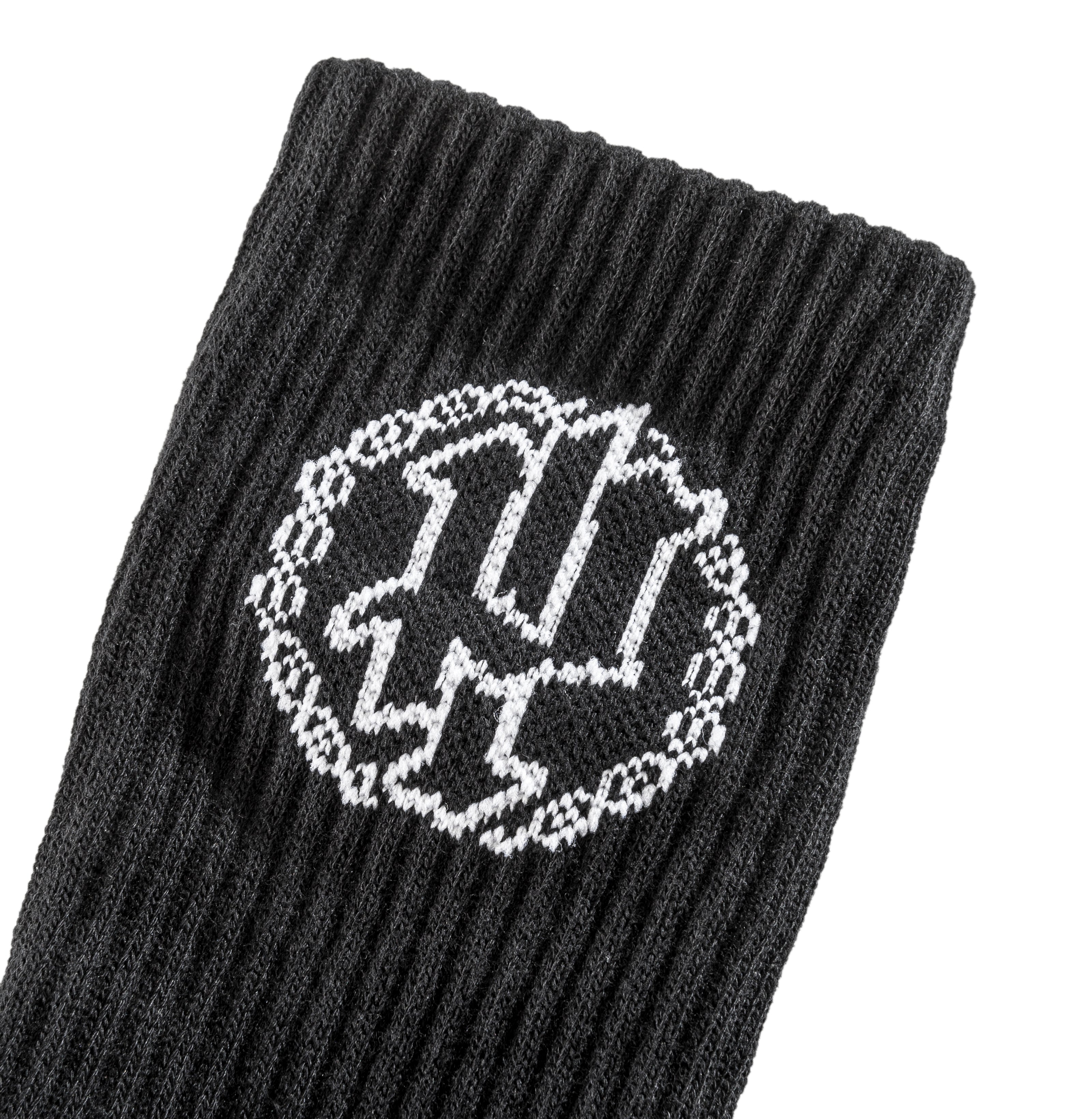 black sports socks