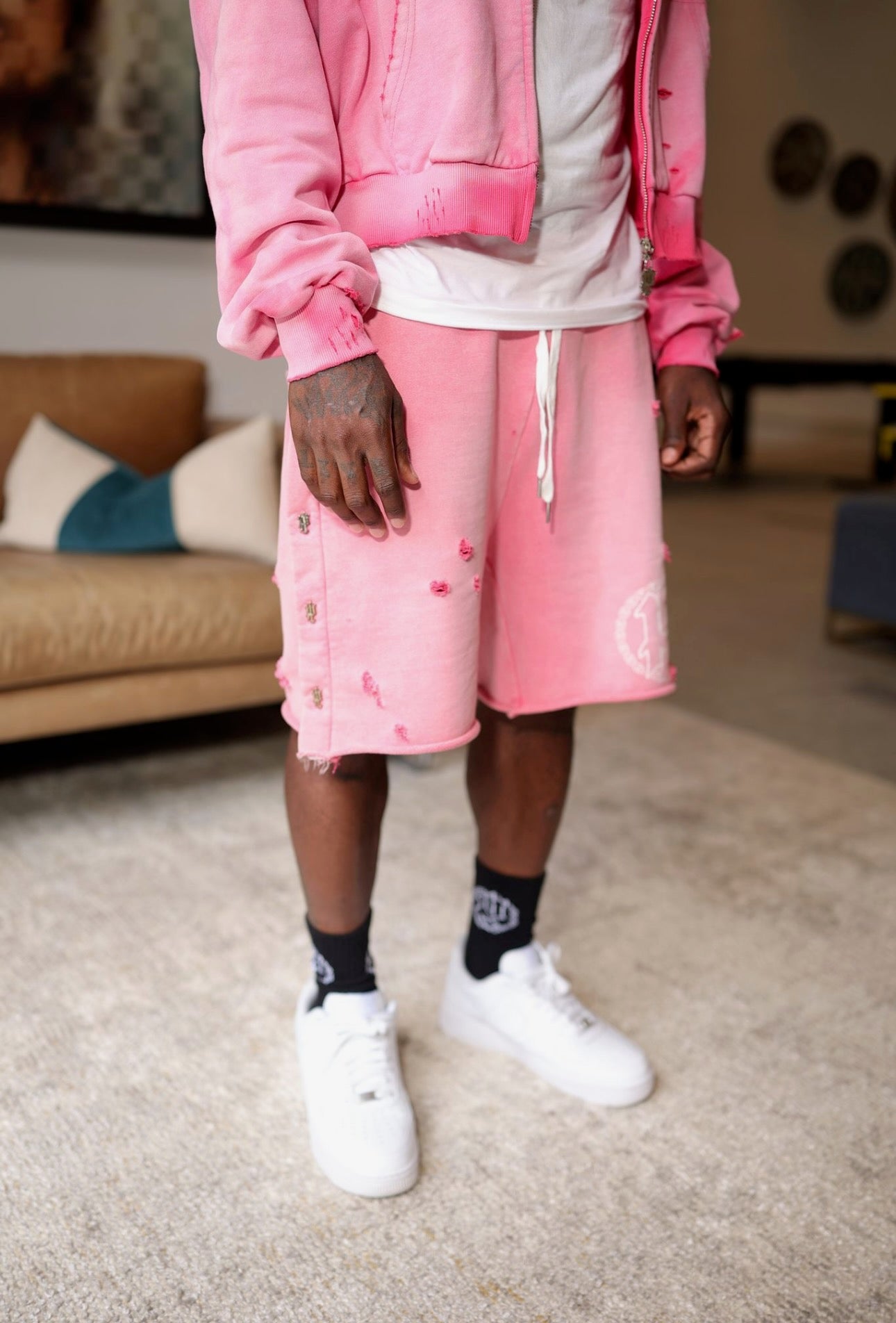 Platinum Link Pink Shorts
