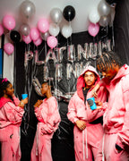 Pastel Pink Distressed Set