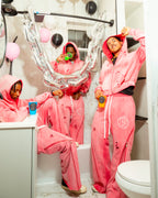 Pastel Pink Distressed Set