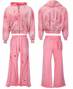 Pastel Pink Distressed Set